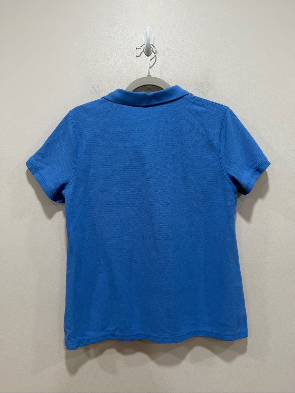 L.L.Bean Women’s Blue Polo Shirt Short Sleeve 100% Cotton Classic Fit Medium - Picture 5 of 5